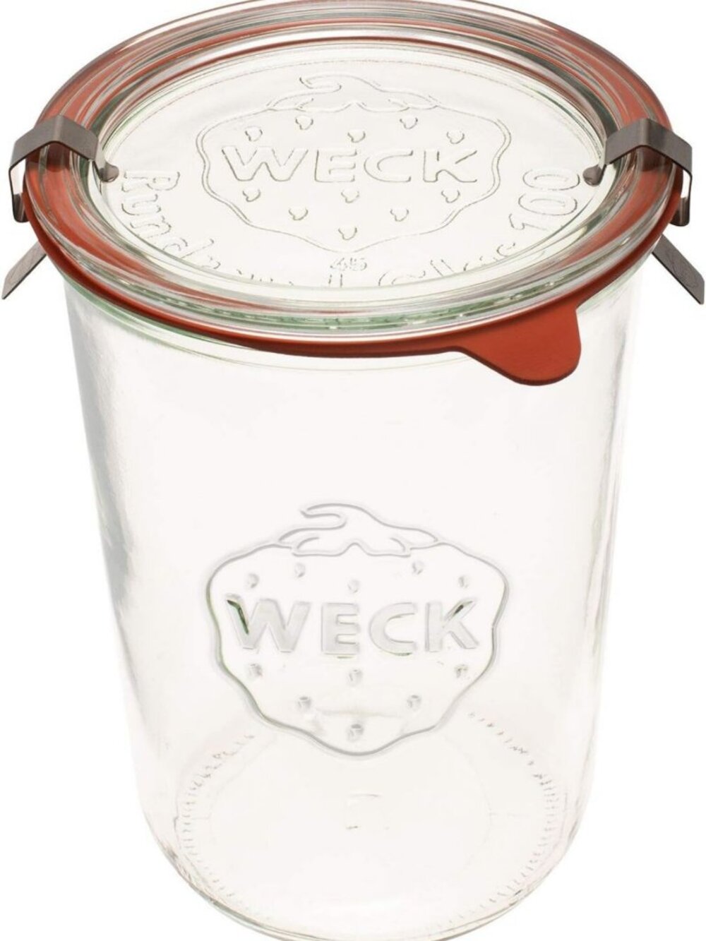 Eco-Friendly Glass Canning Jar - Airtight Food Storage Container 3/4 Liter